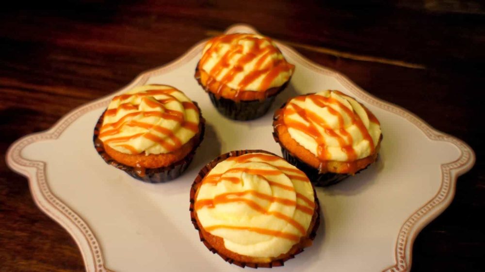 apfel-karamell-cupcakes