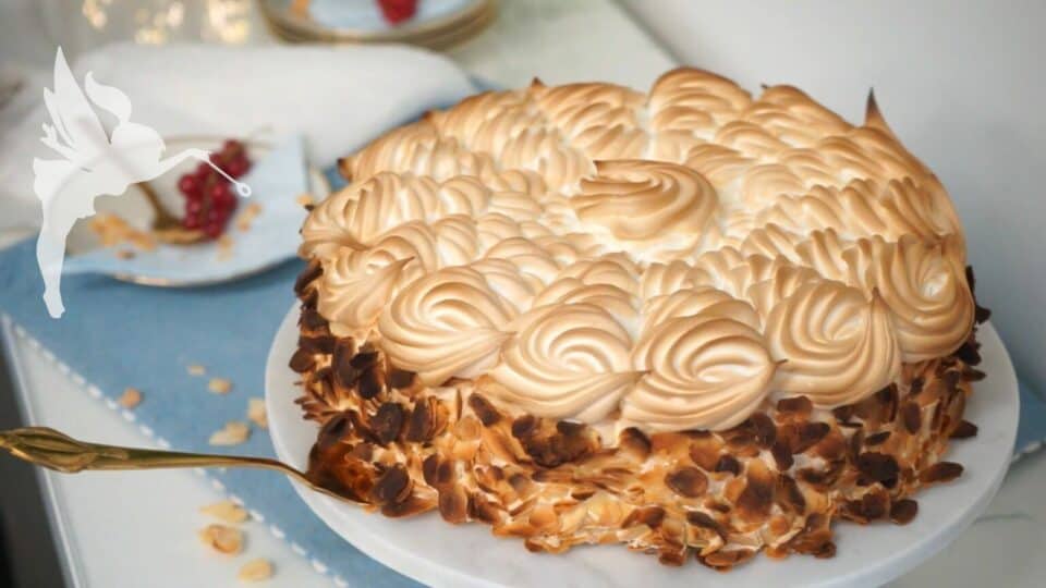 Johannisbeer Baiser Torte