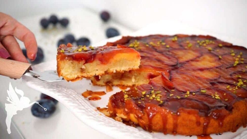 Pflaumenkuchen Upside down