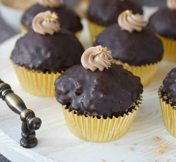 rocher cupcakes