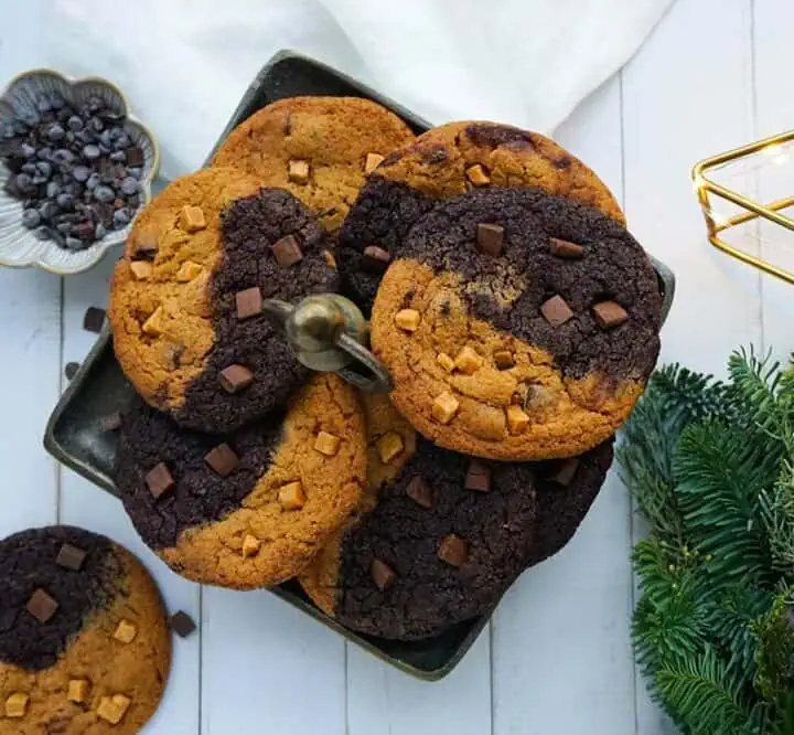 schoko-lotus cookies