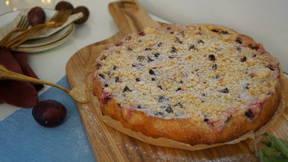 Pflaumen Streuselkuchen