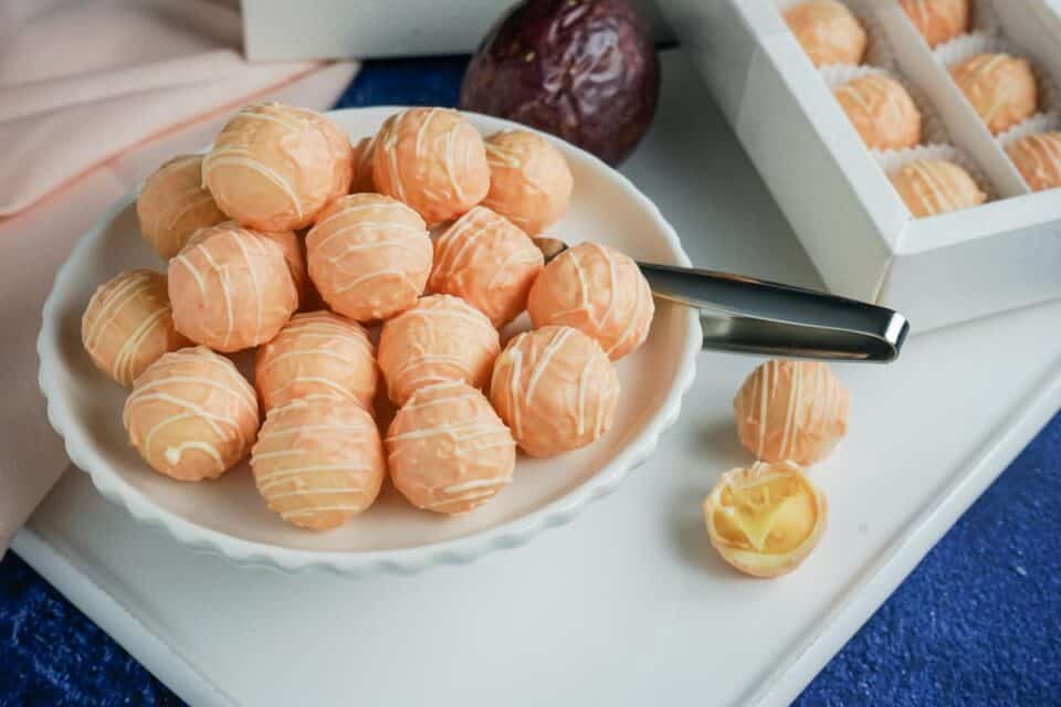 Pfirsich Maracuja Praline