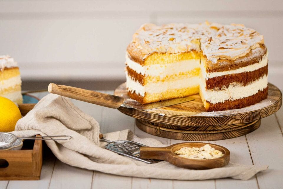 Zitronen Quark Torte
