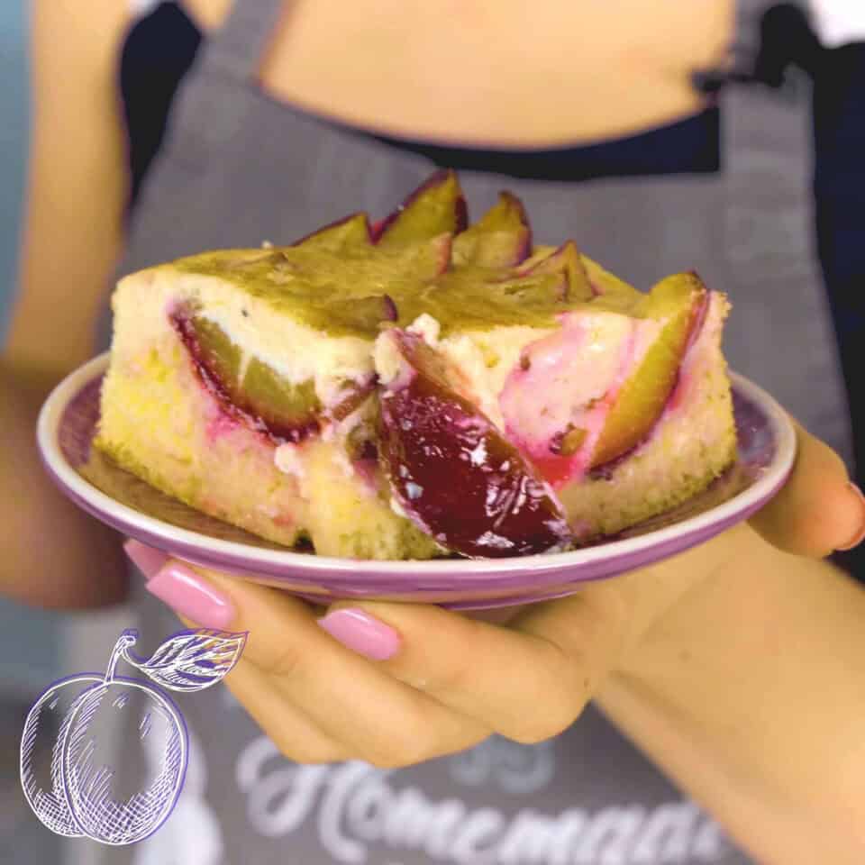 Zwetschgenkuchen mit Quarkguss