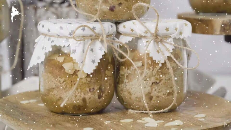 Stollen im Glas