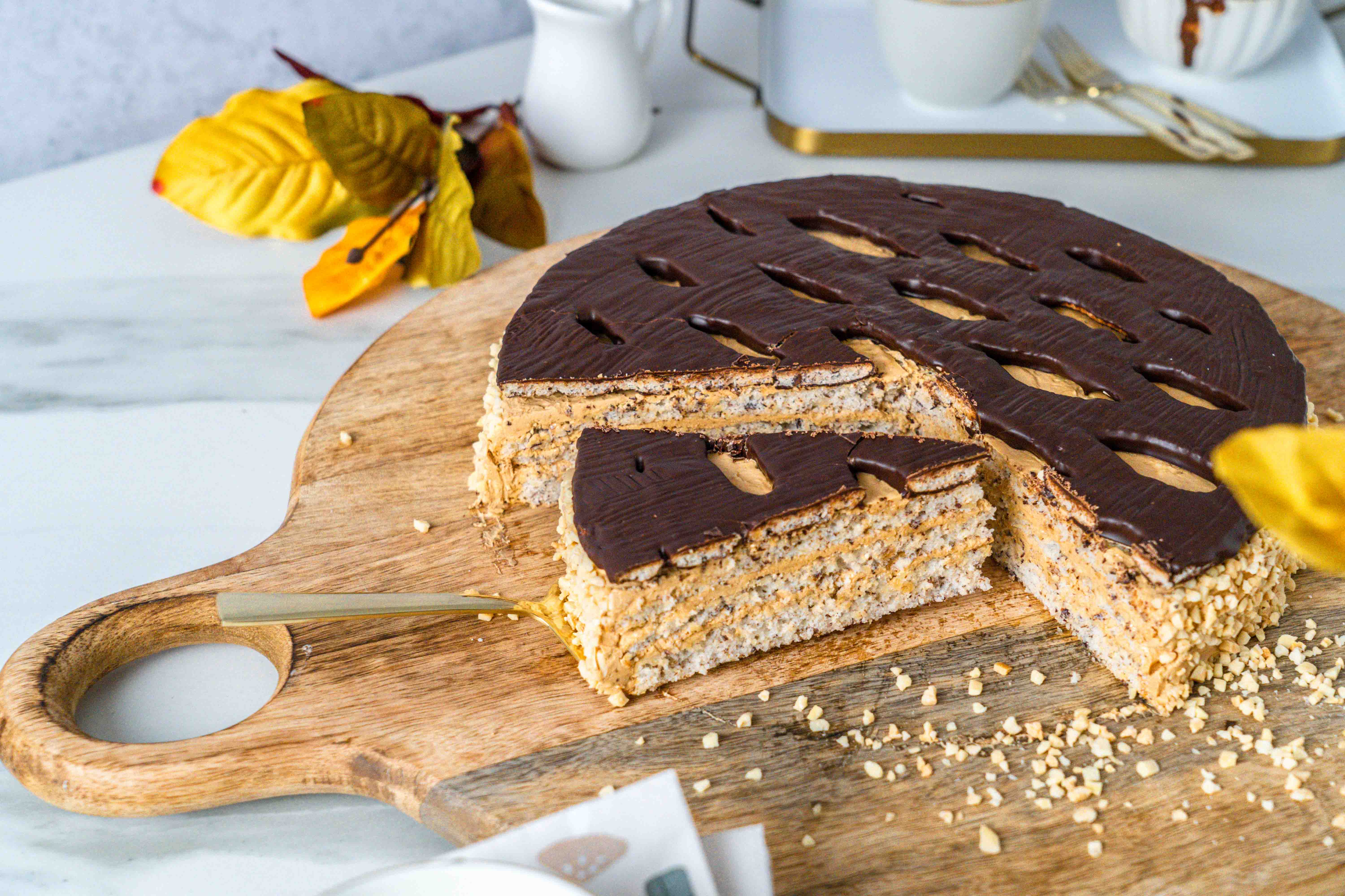 Nuss Nougat Torte - Kuchenfee Lisa