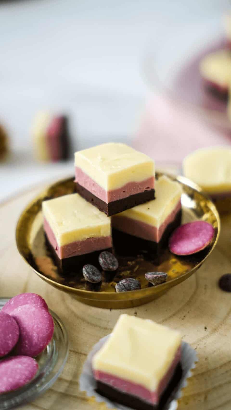 Schichtwürfel Pralinen