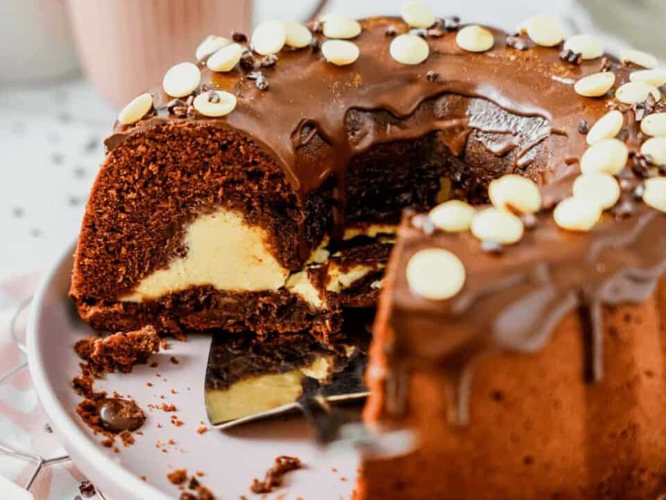 Schoko Cheesecake Gugelhupf