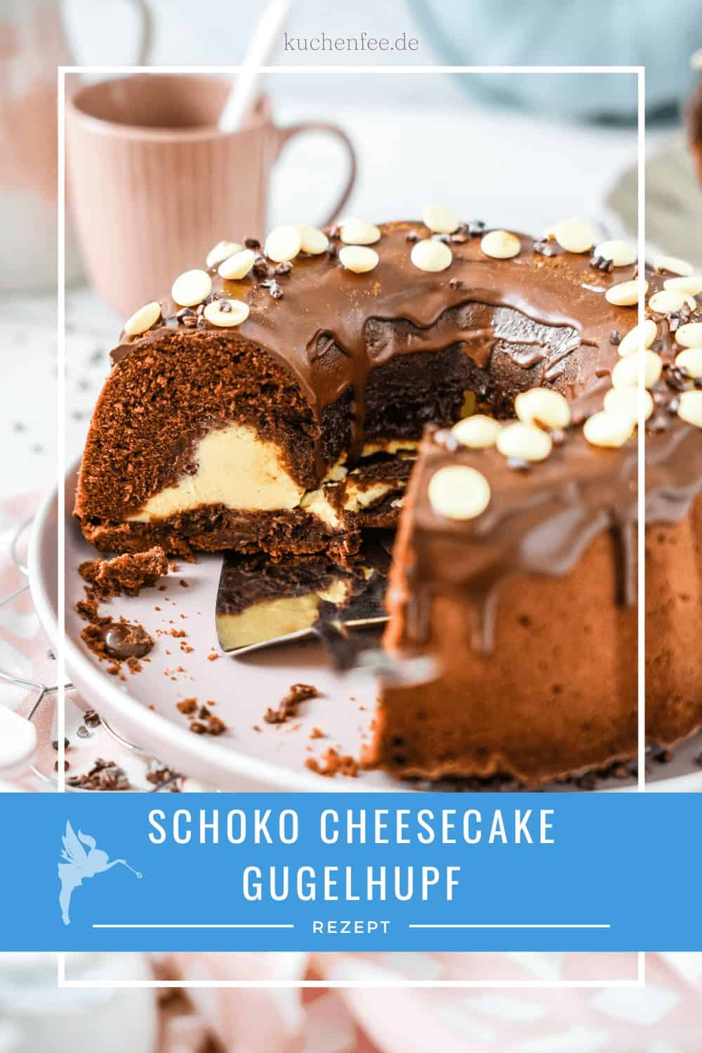 Schoko Cheesecake Gugelhupf – Kuchenfee Lisa
