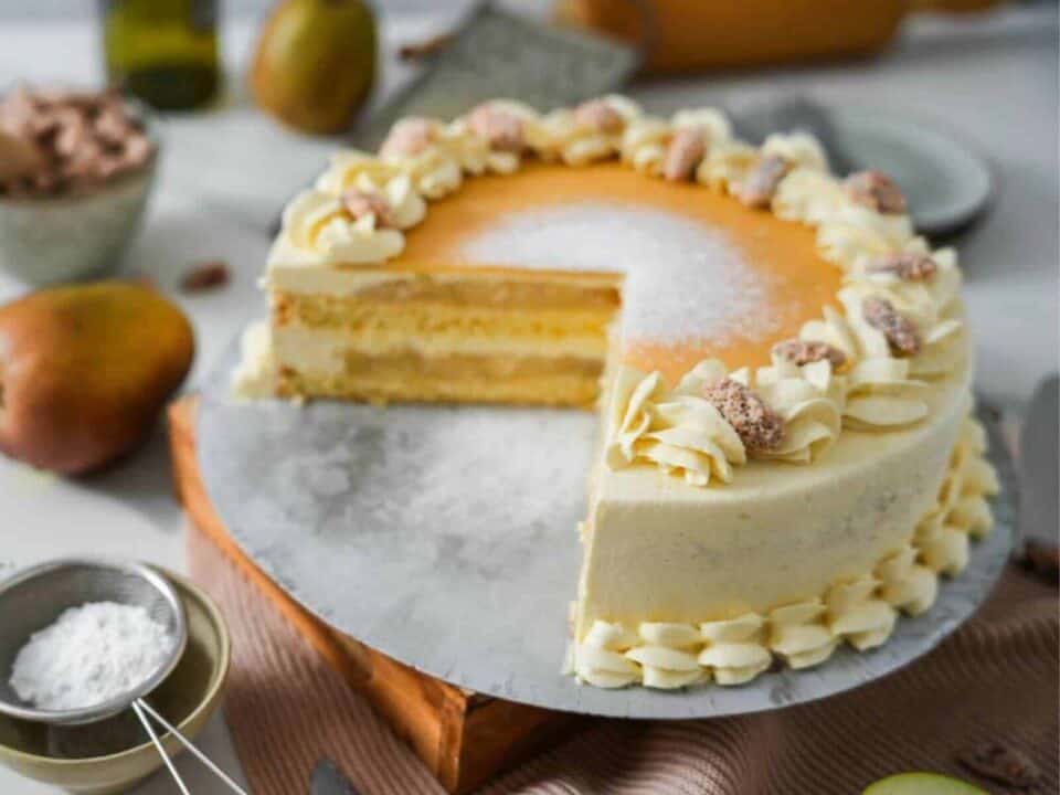 Marzipan Birnen Torte