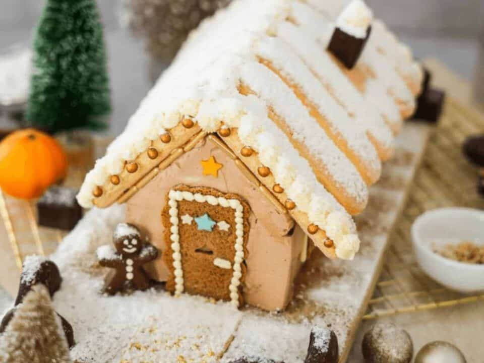 Weihnachtshaus Kuchen