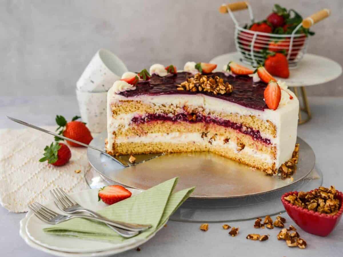 Zitronen Creme Torte – Kuchenfee Lisa