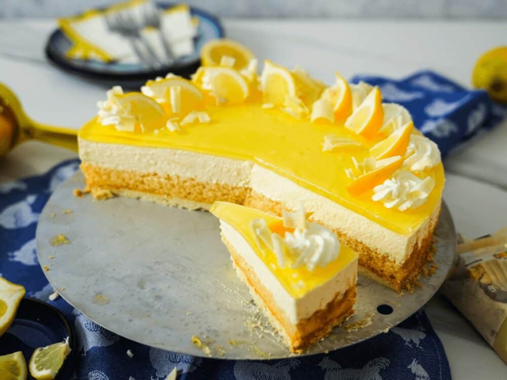 Zitronen Creme Torte – Kuchenfee Lisa