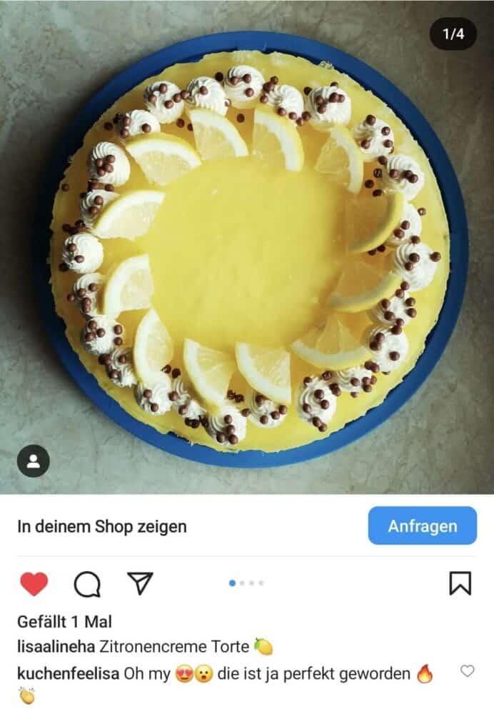 Zitronen Creme Torte – Kuchenfee Lisa